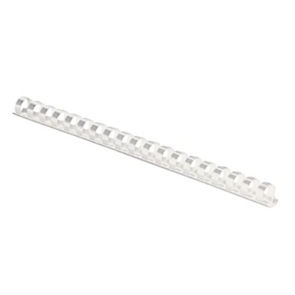 Iratspirál műanyag FORTUNA 10mm 41-55 laphoz fehér 1db