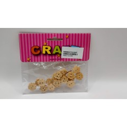 Fadekor gombok 18db/csomag 1,5cm