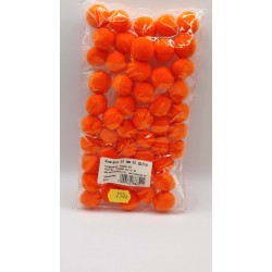 Pompom 20mm 50db/csomag narancssárga