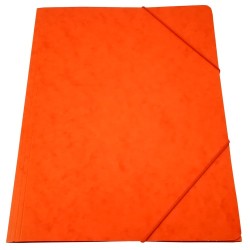 Gumis mappa A/4 prespán narancs 345gr