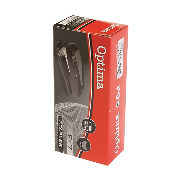 Tűzőgép OPTIMA F-7 asztali 20 lap 24/6 fekete 