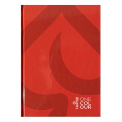 Jegyzetfüzet A/5 egyszínű keményfedeles 96 lapos kockás