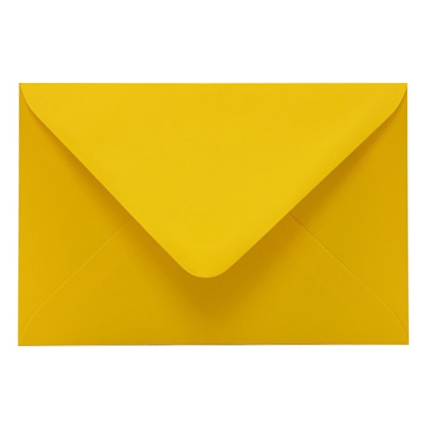 Boríték színes KASKAD LC/6 enyvezett 114x162mm sárga 1db