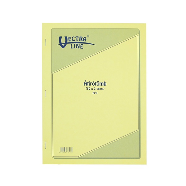 Önátírótömb VECTRA-LINE A/4 50x2 példány