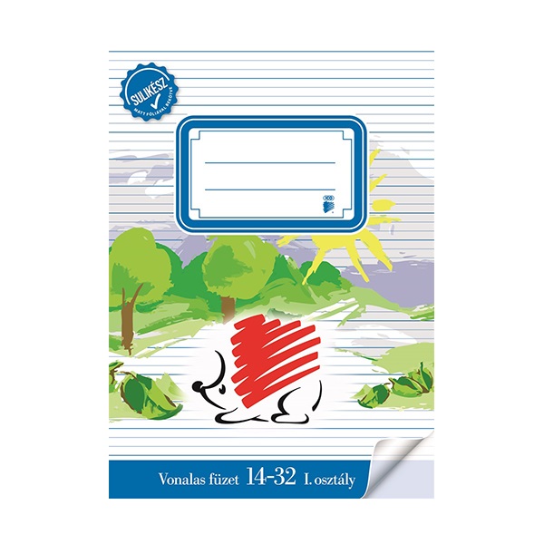 Füzet ICO Süni A/5 14-32 I.osztály bekötött sulikész vonalas