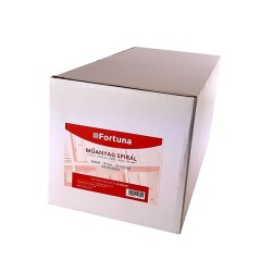 Iratspirál műanyag FORTUNA 16mm 101-120 laphoz fekete 100db/doboz