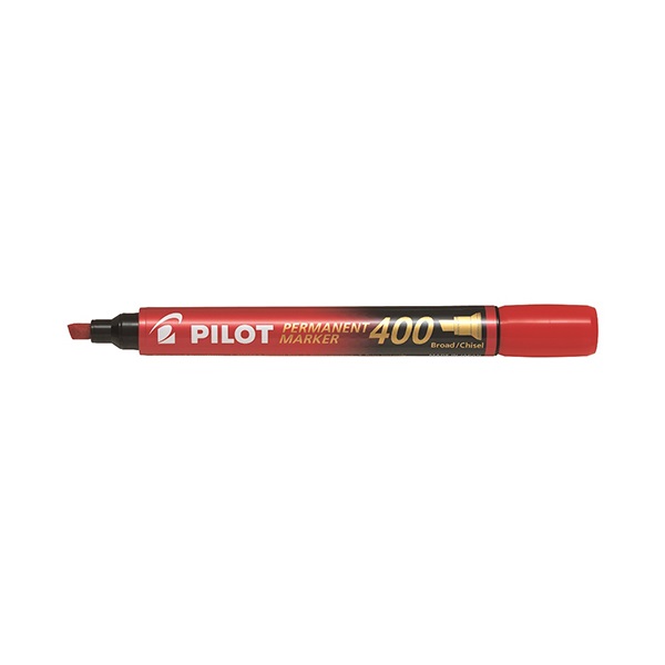 Alkoholos marker PILOT 400 vágott piros