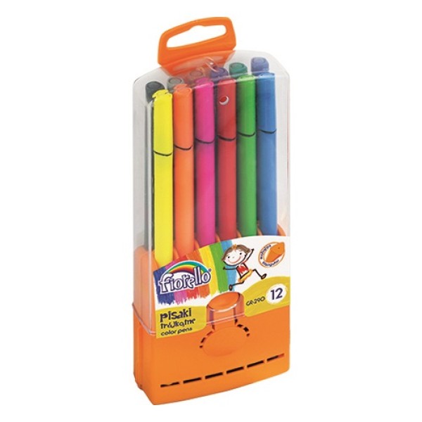 Filctoll FIORELLO háromszög alakú Műanyag tartó tokkal 12 db-os