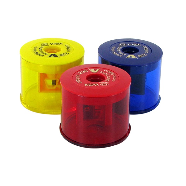 Hegyező KUM zsírkrétához műanyag 1 lyukú KÉK