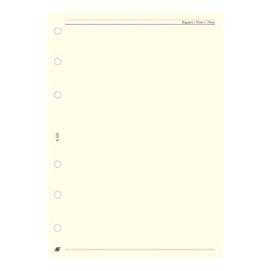 Gyűrűs kalendárium betét SATURNUS L325 sima jegyzetlap sárga lapos