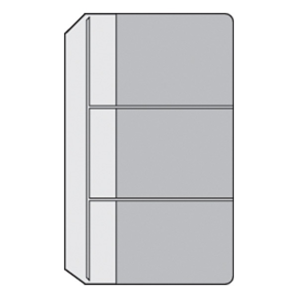 Gyűrűs kalendárium betét PLASTWELD névjegytartó 10lap/csomag