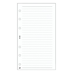 Gyűrűs kalendárium betét SATURNUS M326/F vonalas jegyzetlap fehér lapos