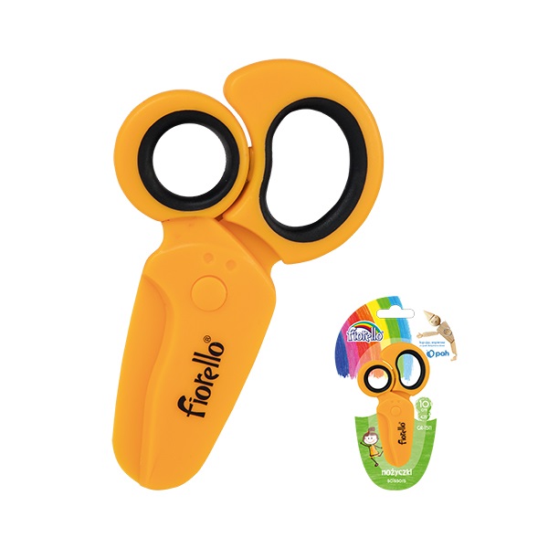 Olló óvodai FIORELLO GR-1511 kerekített műanyag él 10cm 