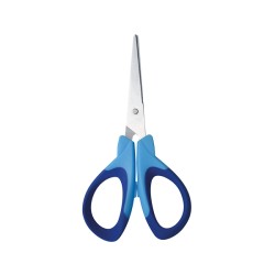 Olló iskolai NEBULO hegyes ergonómikus 14cm rózsaszín 