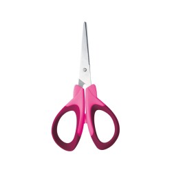 Olló iskolai NEBULO hegyes ergonómikus 14cm kék 