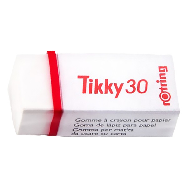 Radír ROTRING Tikky 30 papírtokos 42x12x 7mm fehér 