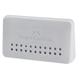 Radír FABER-CASTELL Grip Edge ergonomikus 51,5x31x10,3mm szürke 