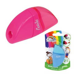 Radír+ hegyező FIORELLO GR-F445 KÉK