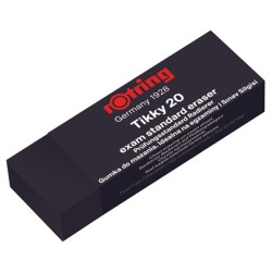 Radír ROTRING Exam 20 papírtokos 64x12x22mm fekete 