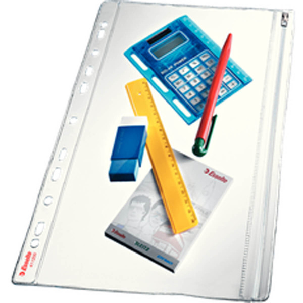 Esselte lefűzhető genotherm ZIP tasak A4 200 mikron víztiszta cipzárral 5db/csomag Esselte 411200