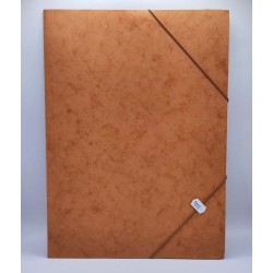 Gumis mappa A/4 prespán barna 345gr