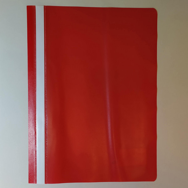 Gyorsfűző A/4 műanyag piros 