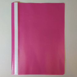 Gyorsfűző A/4 műanyag rózsaszín 