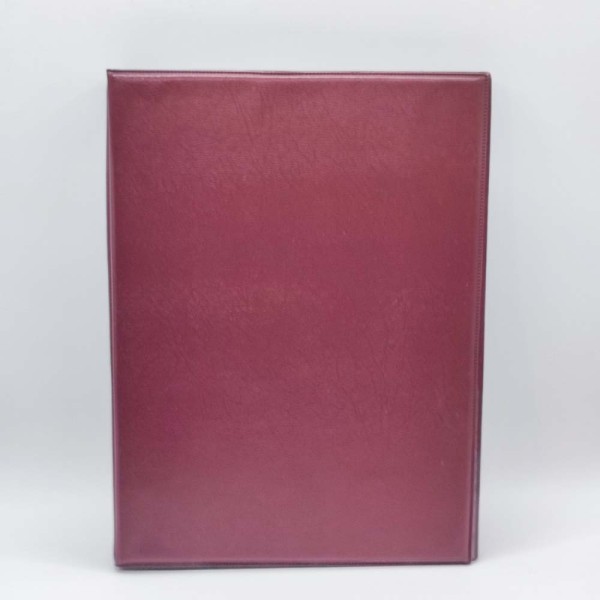 Gyűrűskönyv A/5 pvc 20mm 4 gyűrű bordó 