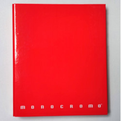 Gyűrűskönyv A/5 karton 35mm 4 gyűrű Pigna monocromo piros 