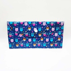 Irattasak mintás baglyos DL patentos