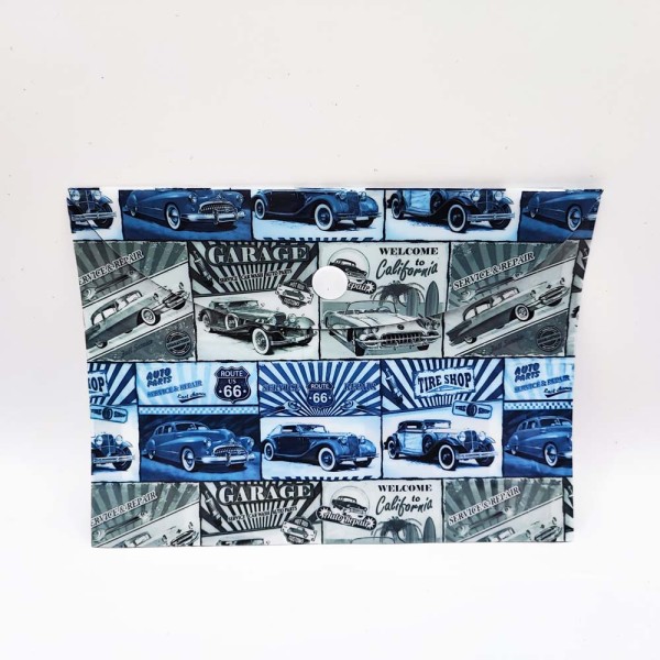 Irattasak mintás autós A/6 patentos