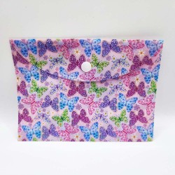 Irattasak mintás pillangós A/6 patentos