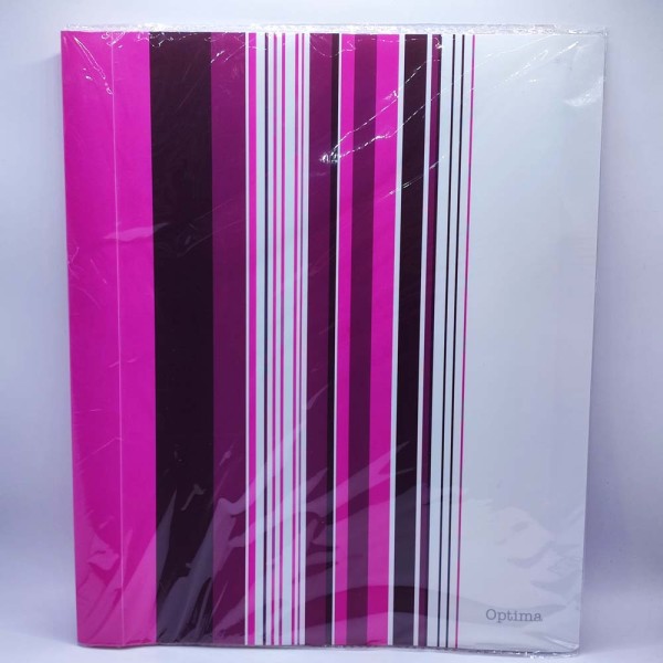 Iratvédő mappa Optima 20 tasakos mintás 