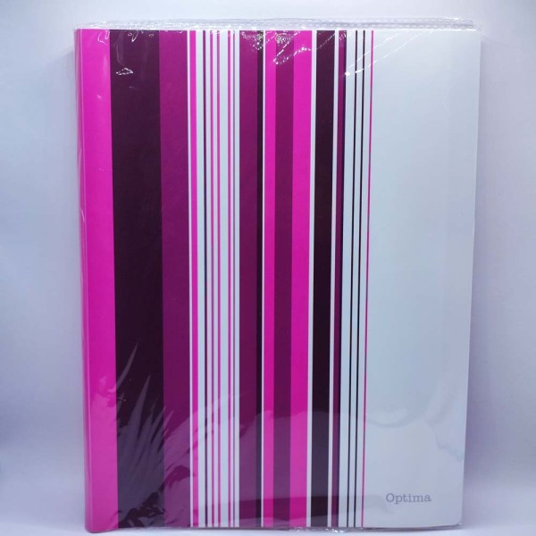 Iratvédő mappa Optima 40 tasakos mintás 