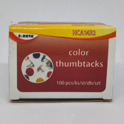 Rajzszeg színes 100 db-os 