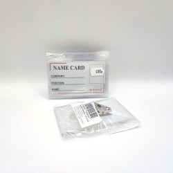 Névkitűző H-TONE kemény pvc csiptetős