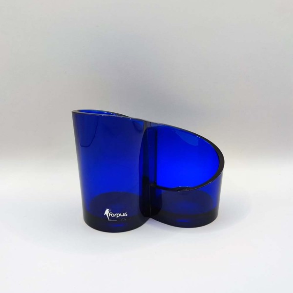 Írószertartó FORNAX műanyag kék