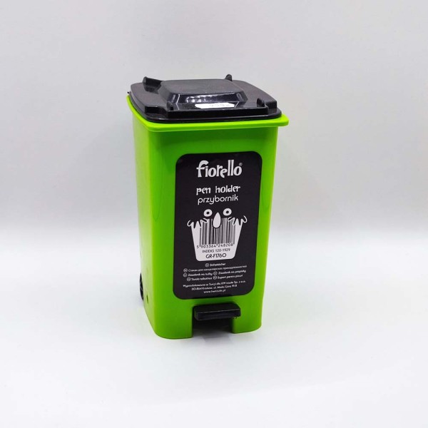 Írószertartó fedeles kuka ZÖLD