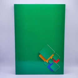 Regiszteres füzet A/4 keményfedeles 96 lapos vonalas