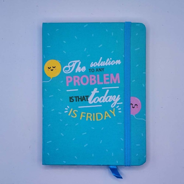 Jegyzetfüzet A/6 keményfedeles vonalas chamois belső