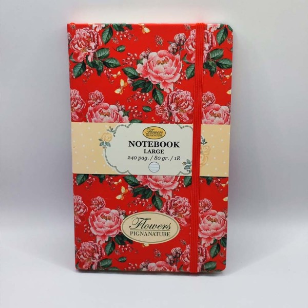 Jegyzetfüzet PIGNA 13x21cm 240 oldalas keményfedeles vonalas 