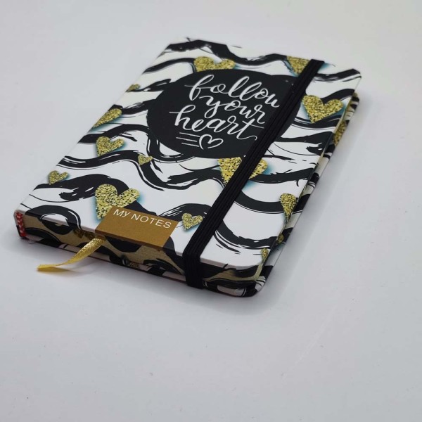 Jegyzetfüzet A/6 keményfedeles vonalas chamois belső