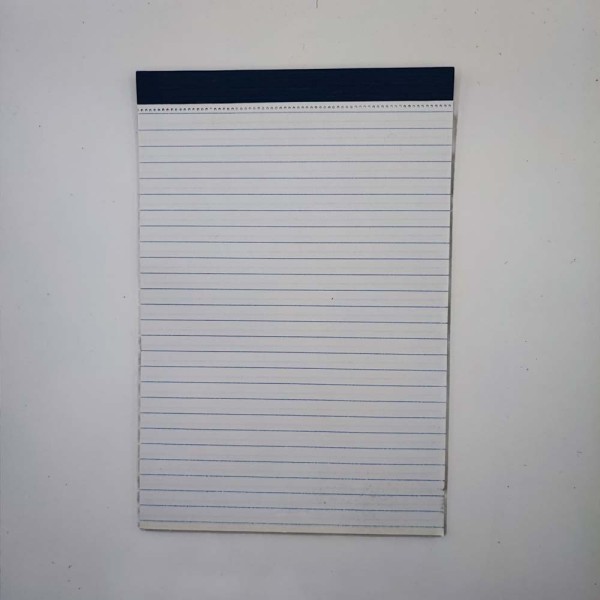 Jegyzettömb NYOMELL A/5 50 lapos vonalas fejben sapkázott perforált