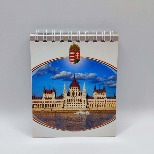 Jegyzetfüzet 9x10cm spirálozott puhafedeles sima