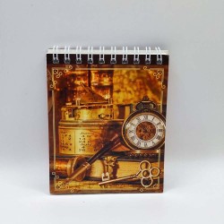 Jegyzetfüzet 9x10cm spirálozott puhafedeles sima