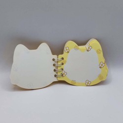 Jegyzetfüzet 7x7cm keményfedeles spirálozott