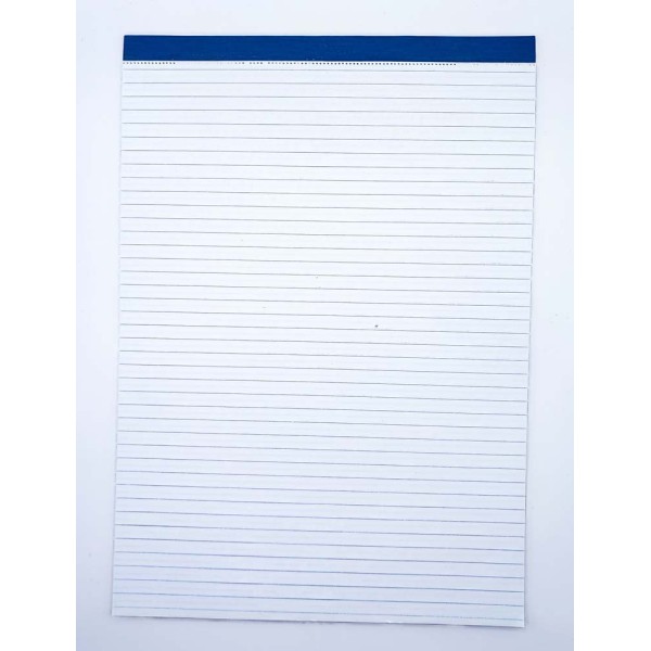 Jegyzettömb NYOMELL A/4 50 lapos vonalas fejben sapkázott perforált