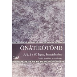 Önátírótömb NYOMELL A/4 50x2 példány