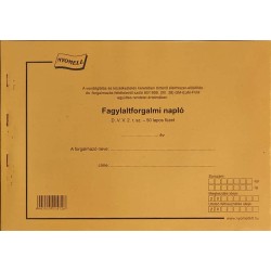 Nyomtatvány Fagylaltforgalmi napló 50 lapos fekvő A/4 D.V.V.2.r.sz.