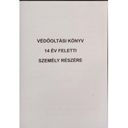Nyomtatvány Védőoltási könyv NYOMELL 14 év feletti személy részére A/6 C3337-11